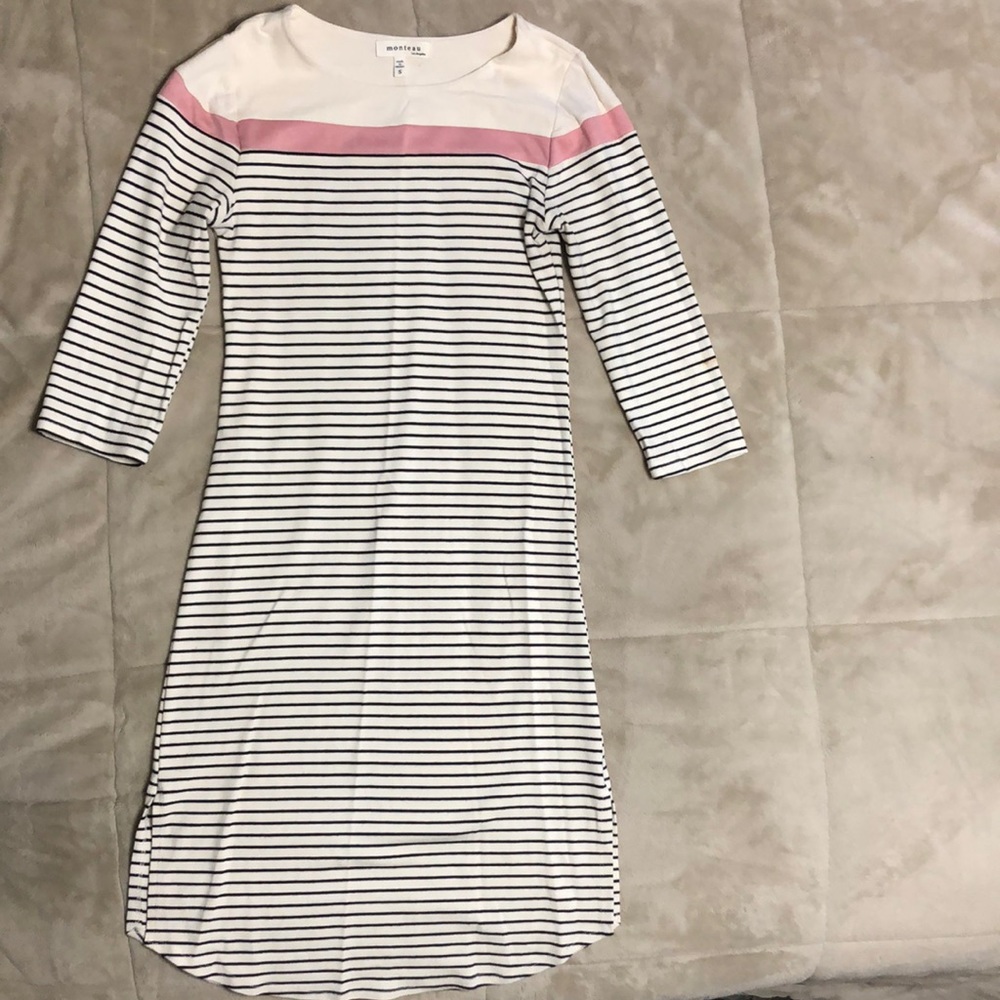 Long sleeve cotton dress